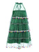 Abito con pompon e albero di Natale verde anni '60
