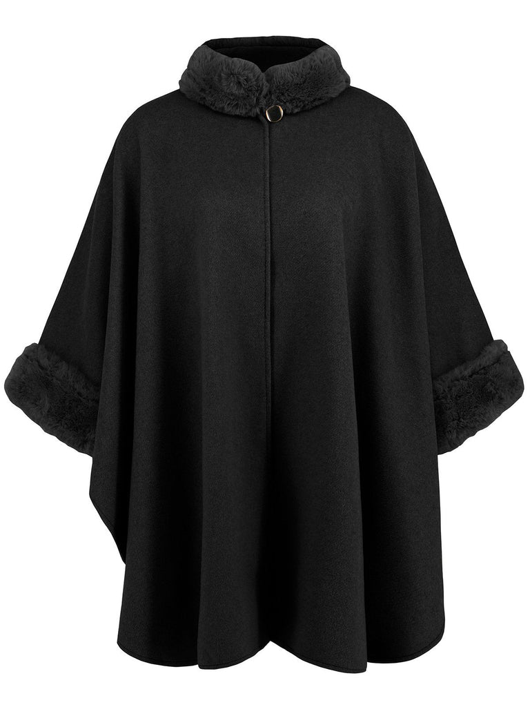 Cappotto in pelliccia sintetica vintage anni '50