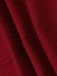 Pantaloni a gamba larga con cintura a righe rosso scuro anni '50