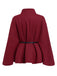 Cappotto con cintura bordeaux anni '60