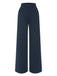 2PCS Completo blazer senza maniche blu scuro anni '60