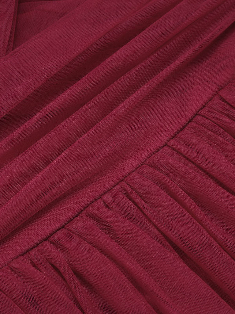 [Prevendita] Abito in rete con spalline sottili e spalle scoperte anni '50