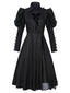 Abito da strega floreale ispirato a Wicked nero anni '40