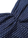 [Prevendita] Tuta corta cotone patchwork a pois rosa anni '40