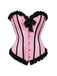 Corsetto patchwork con pieghe e fiocco con rilegatura anni '80