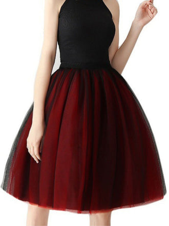 Sottogonna in rete a sfumata con cintura anni '50