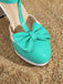 Scarpe Mary Jane con tacco grosso e fiocco