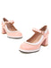 Scarpe con tacco alto Mary Jane Patchwork