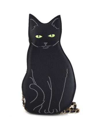 Borsa a forma di gatto nero di Halloween