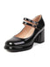 Scarpe con tacco Mary Jane con doppia fibbia