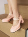 Scarpe con tacco Mary Jane con doppia fibbia