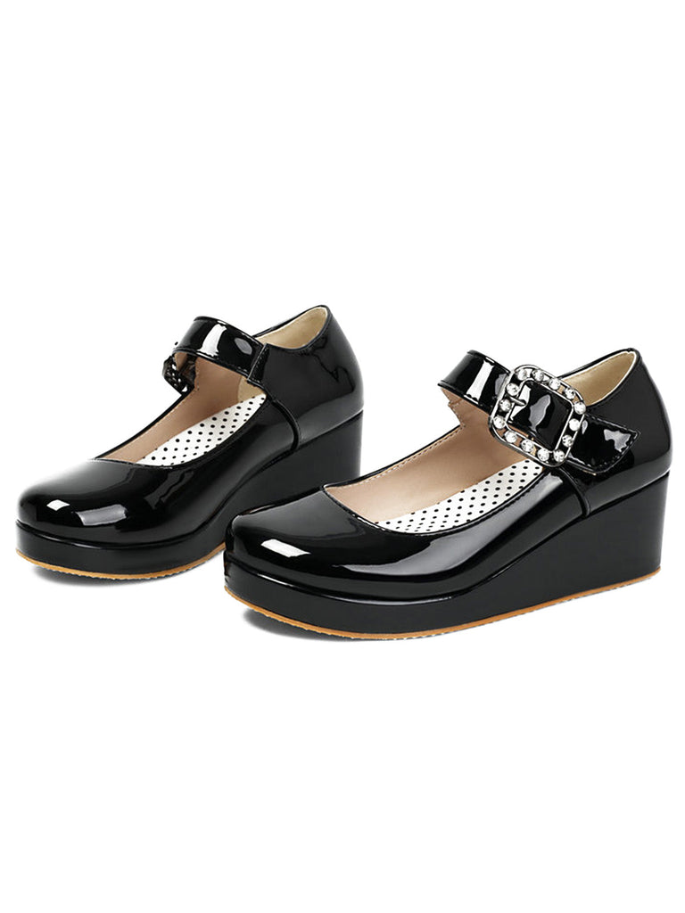 Scarpe Mary Jane Lolita con Cinturino e Fibbia Vintage 3