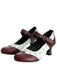 Vintage Brogue Floral Hollow Out Chunky Heels 10