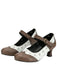 Vintage Brogue Floral Hollow Out Chunky Heels 4