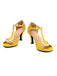 Peep Toe Hollow Out Color Block Strappy Heels 13