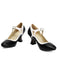 Scarpe Vintage a Punta con Tacco Cono Elegante 2