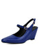 Scarpe Nero Faux in Pelle Pointed-toe Wedge-heeled con Buckles 5