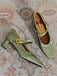 Elegant Green Vintage Retro Shoes 2