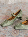 Elegant Green Vintage Retro Shoes 5