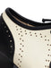 Scarpe con tacco alto traforate lacci vintage