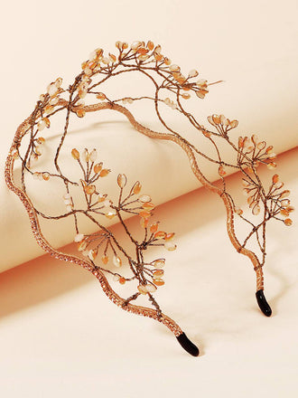 Fascia elastica con perline di cristallo retrò