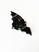 Anello in lega a forma di pipistrello retrò nero