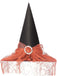 Cappello da strega a punta patchwork in rete Halloween