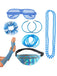 Set di accessori colorati per costumi retrò anni '80
