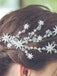 Molletta per Capelli a Stella con Raggi e Strass Argento 4