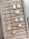Set Gioielli 3PCS in Lega con Perle Barocche Vintage 8