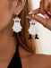 Orecchini Pale Pink Vintage Fantasma Western di Halloween Pendenti