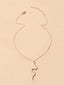 Collana vintage in oro con serpente