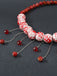 Collana gotica con sangue bianco di Halloween