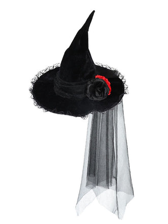 Cappello da strega vintage con punta Halloween