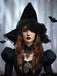 Cappello da strega vintage con punta Halloween