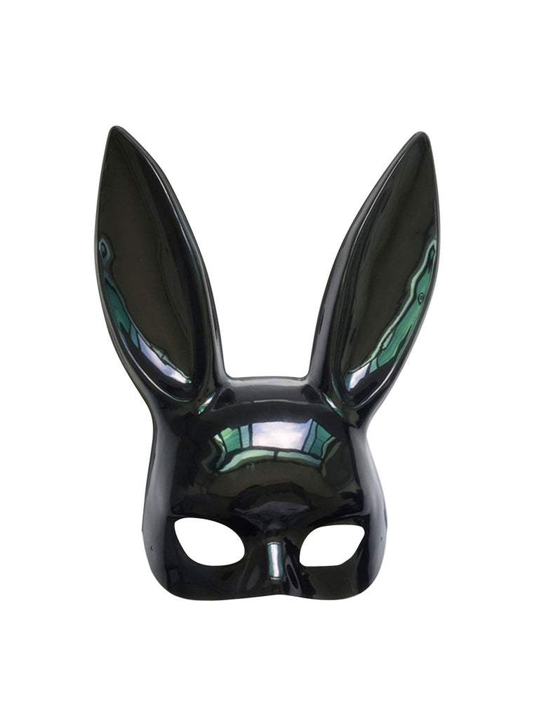 Maschera mezza faccia da coniglietto pasquale Halloween