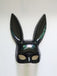 Maschera mezza faccia da coniglietto pasquale Halloween
