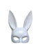 Maschera mezza faccia da coniglietto pasquale Halloween