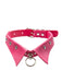 Collana girocollo in similpelle gotica per Halloween