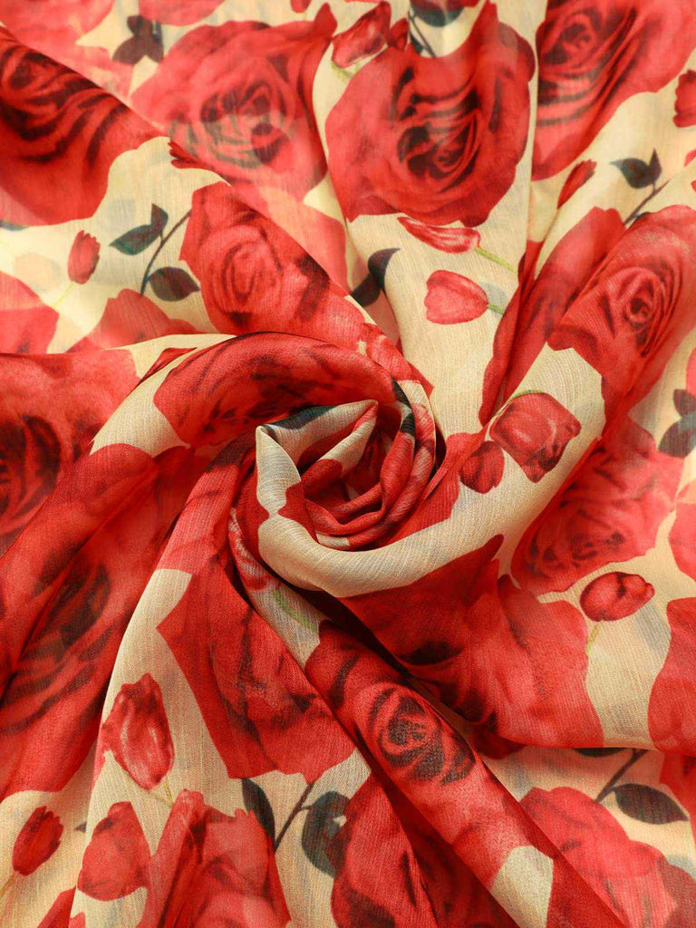 2PCS Bikini rosso e copricostume rose anni '60