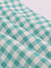 Abito plaid con risvolto e tasche a fiocco verde anni '50