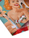 2PCS Top corta e gonna a tubino da donna retrò anni '60