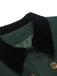 Cappotto con bottoni verde scuro anni '40