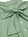 Abito vintage patchwork a farfalla nero anni '50