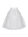 Sottogonna in pizzo patchwork bianco anni '50