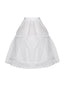 Sottogonna in pizzo patchwork bianco anni '50