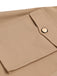 Gonna con tasche grandi bottoni cachi anni '50