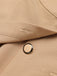 2PCS Tuta corta con revers leopardo e gonna cachi anni '50