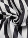 Gonna con bretelle a righe bianco e nero anni '50