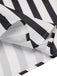 2PCS Camicetta nero a tinta unita e gonna bretelle anni '50